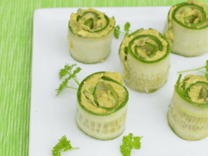 Avocado Cucumber Rolls Heathy Summer Snack